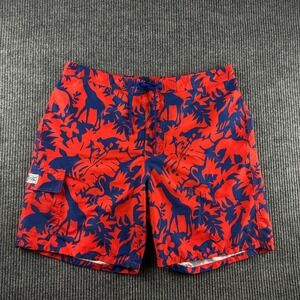 Polo Ralph Lauren Mens Red Navy Safari Animal Print Swim Trunks XXL 2530